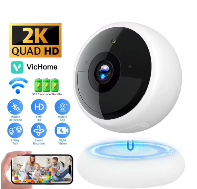 Wireless Magnetic Security Camera 2K