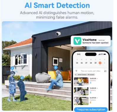 Wireless Magnetic Security Camera 2K