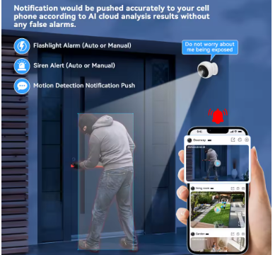 Wireless Magnetic Security Camera 2K